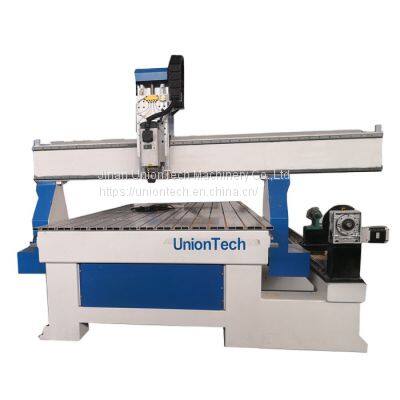 4 Axis 4*8ft 1300*2500mm 3D 1325 CNC Router Wood Woodworking Rotary Carving Machine photo-3