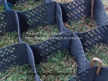 HDPE Geocell for Slope Protection Project in Myanmar photo-2