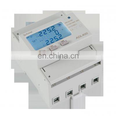 Din Rail Mounted electrical metering equipment CE certified 3 phase ac power meter with lcd