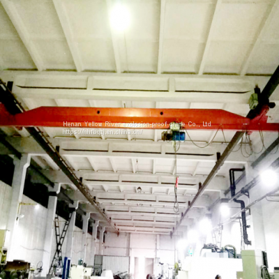 2T Span 12m Suspended Single Girder Eot Crane Remote Control Single Speed,Electric Hoist Suspension Crane photo-2