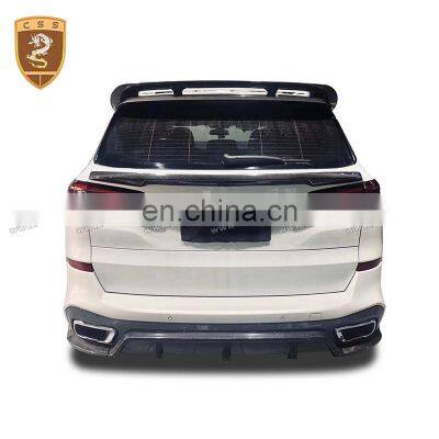2018 Year 3K Twill Carbon Fiber Front Lip Rear Diffuser Small Body Kit For B-mw X5-G05 photo-4