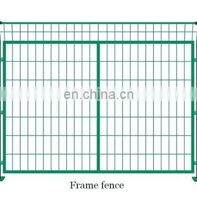 Wholesale H 2 m * W 4 m 358 Welded Mesh Anti Climb Fence Double-leaf Manual Swing Gate