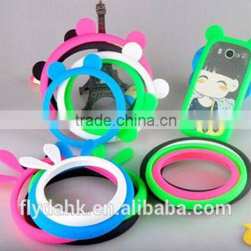 2015 New Silicone Protective Ring Case Cover Universal Silicone Rubber Bumper Case