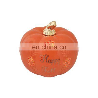 votive pumpkin lantern halloween ceramic candle holders