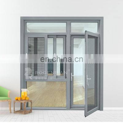 Australian Standard wind proof bullet proof heat protection security door Laminated glass thermal break casement door