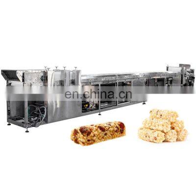 Widely use Automatics snack bars Oatmeal chocolate cereal granola muesli crunchy bar production line