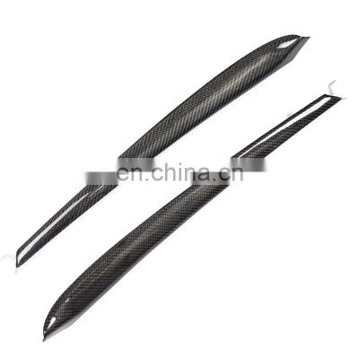 Car Styling Real Carbon Fiber Central Control Dashboard Decoration Panel Trim Auto Accessories For Tesla Model 3