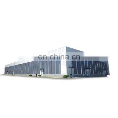 Steel Structure Framed Commercial Office Building Structural Steel Truss Prefabricated Warehouse Construction with Drawing