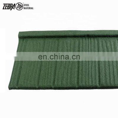Hot Sale New Color Stone Coated Metal Roof Tile Zimbabwe Building Materials Rooftop Stone Coated Roofing Tile photo-3