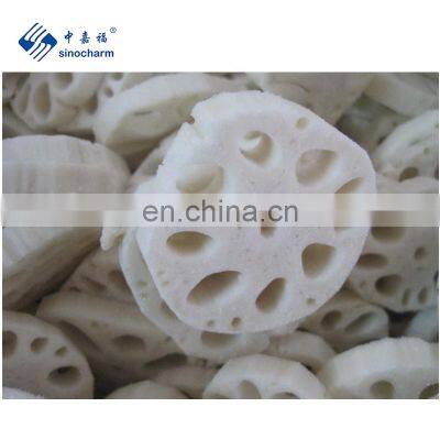 Sinocharm IQF Frozen Vegetable Fresh Lotus Root 8-10mm lotus root