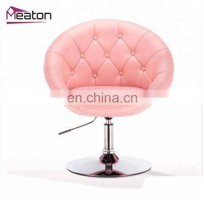 PU Leather Hotel High Back Chrome Legs Accent Chairs Lounge Chair photo-2