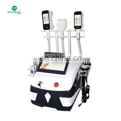 2021 facial rejuvenation ultrasound whole body 3 handles body slimming shape 360 degree cooling cryotherapy machine