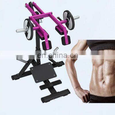 Squat Machine Commercial Gym Free Weights Standing Calf Fitness Machine Pendulum Squat Machine 1 Piece Customized Logo Accept