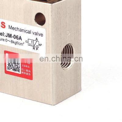 SNS JM Series High Quality Air Pneumatic Hand Switch Control Mechanical Valves photo-3