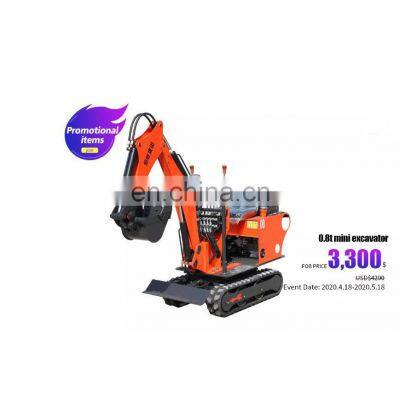 New condition 0.8t micro trench digger mini excavator prices