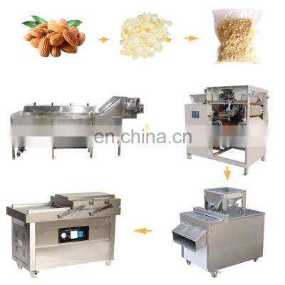 Easy Operation Betel Nut Cutting Machine Wet Type Chickpea Almond Peeling Machine Almond Peeler