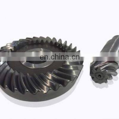 Customize High precision cnc machining Bevel Gear Forging spiral steel bevel gears