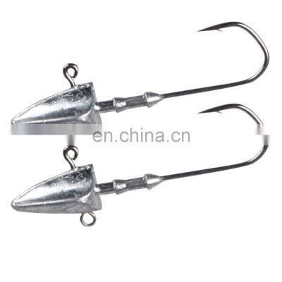 JOHNCOO 3.5g 5g 7g 10g 14g 20g 30g Triangle Head jig Hooks for Soft Worm Fishing Tackle Sea Fishing Hook Lure Bait