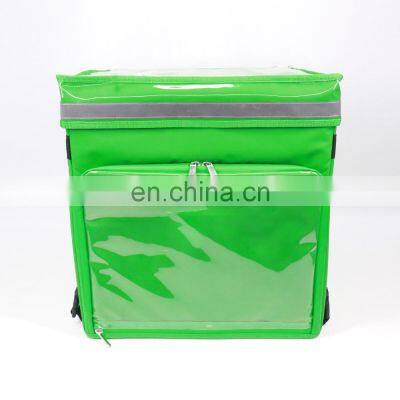 Custom Take Out Pizza Cooler Backpack Heat Insulated Food Delivery Bag