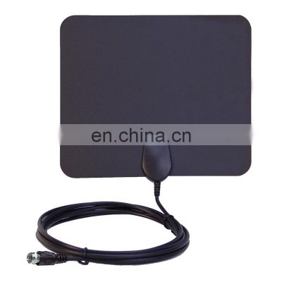 Digital Indoor HDTV Antenna for 4K 1080P UHF VHF Freeview HDTV Channels with Coax Cable