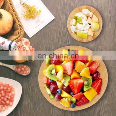 Elegant Design Ideal Wooden Bamboo Serving Bowl For Salad Fruit Candy Handcrafted Home