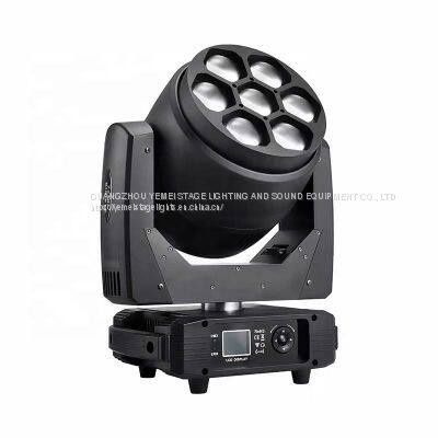 High Quality 7pcs 40W RGBW DMX512 Moving Head 4 IN 1 Bee Eye Moving Head Dyeing Light For DJ Disco Stage Light