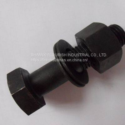 Durable Hex Head Bolt Black Plating Type With UNC UNF / BSW Thread photo-2