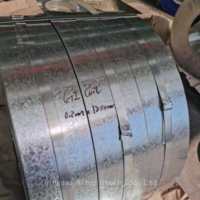 G550 Z100 Hot Dipped Galvanized Steel Strip GI Hoop Iron