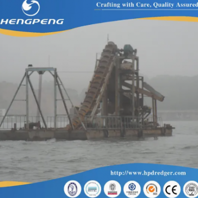 China Heavy-Duty 120m3/T Chain Bucket Iron Dredger for High-Quality Iron Processing