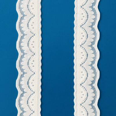 Wholesale Lace Trim Flower Elastic Lace Ribbons for Craft Gift Package Decoration Wedding Headbands photo-4