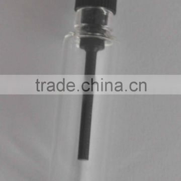 1.2ml glass vial with plastic plug