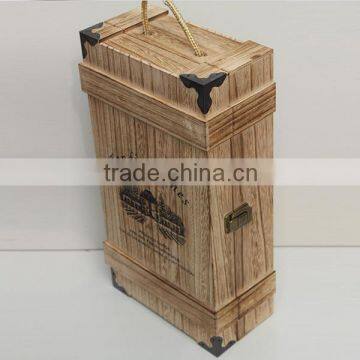 Fashion High Quality Natural Wood Wine Box photo-2