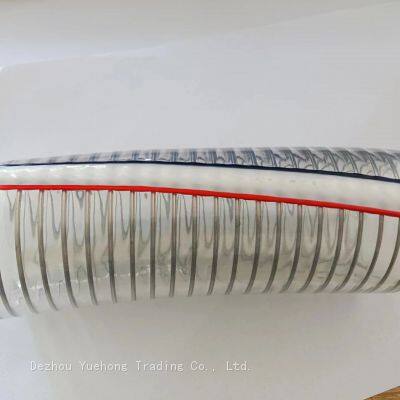 Flexible Clear PVC Steel Wire Reinforced Hose photo-4