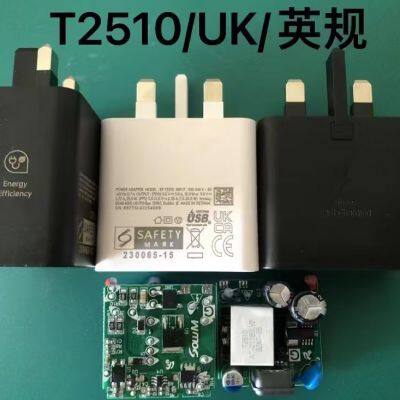 ustomizable EU/US Plug cell phone chargers USB C 25W Wall Charger For Samsung Galaxy S10 S20 S21 Note PD Super Fast Adapter