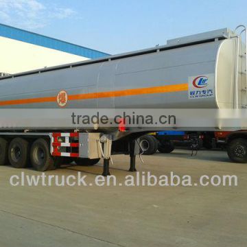 Factory bottom price tri-axle semi trailer,35M3 oil tank semi trailer