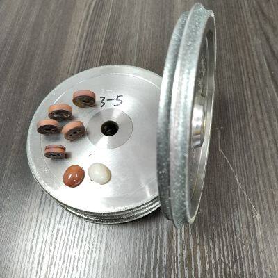 Electroplated Diamond Profile Wheels for Gemstone & Jade Grinding - Custom Shapes Available