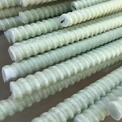 Высокопрочный арматура из стеклопластика для поддержки тоннелей и шахт. Диаметр 15 - 35 мм