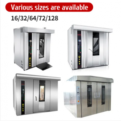 Industrial Electric Gas Diesel Rotary Baking Oven for Biscuit Cookie Cake Bread photo-6