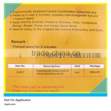 Rhinestone Applicator Hotfix 220v Made in China Decorative Dress photo-2