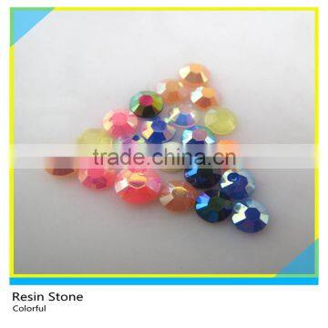 Flatback Resin Beads AB Blue Round Ss20 5mm 100 Gross Package photo-3