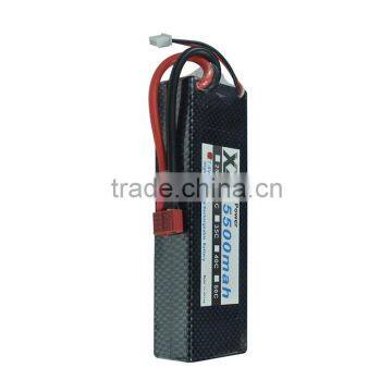 High Powe Hard Case Lipo Battery 5500mah 7.4v With Universal Plug System photo-4