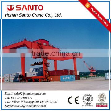 Loading And Unloading 30Ton Rail Mounted Gantry Container Crane