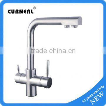 No.23610 Desk Mounted Chrome Palting Brass Kitchen Faucet, Health Water Drink Kitchen Mixer Faucet