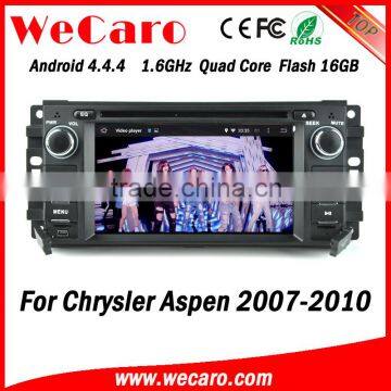 Wecaro WC-JC6235 Android 4.4.4 radio 1080p for Chrysler Aspen car dvd player 2007 - 2010 bluetooth