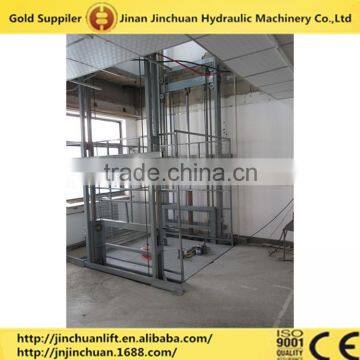 5 Tons High Quality Hydraulic Stationary Guide Rail Lift Platform SJG5T-8
