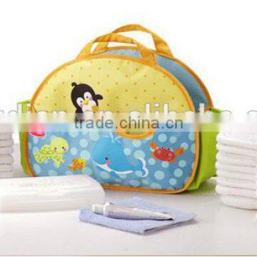 2016 Hot Sale Diaper Baby Bag Fabric Baby Diaper Bag Baby Bag