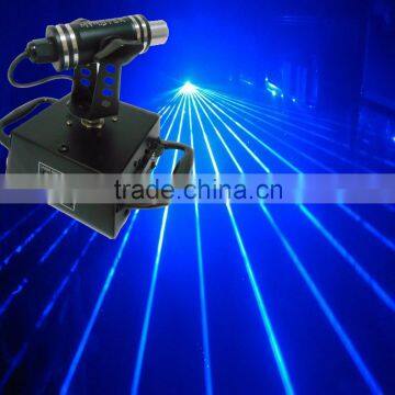 12V indoor LED display 445nm 200mW blue rotating laser lights