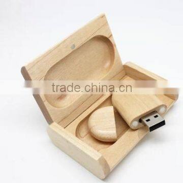 light micro usb disk wooden 32gb