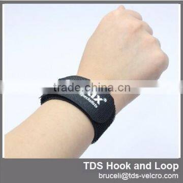 custom logo elastic hook and loop band