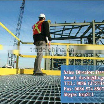 hot dip galvanized standard floor grating, galv GI standard floor grating